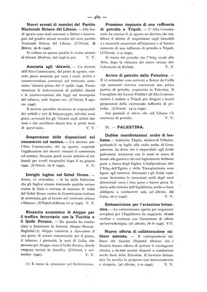 Oriente moderno rivista mensile d'informazioni e di studi