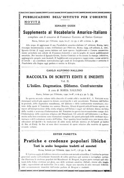 Oriente moderno rivista mensile d'informazioni e di studi