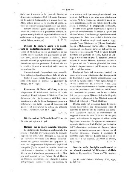 Oriente moderno rivista mensile d'informazioni e di studi