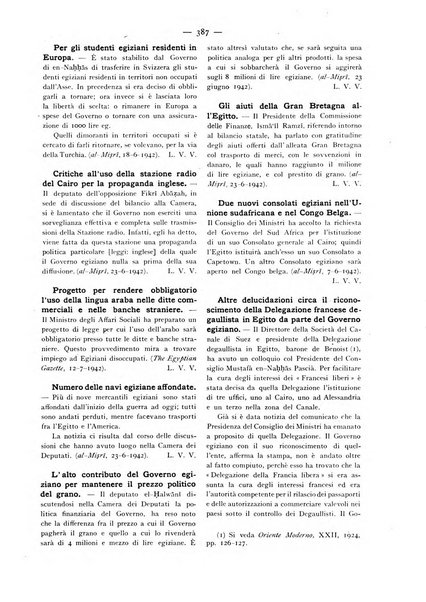 Oriente moderno rivista mensile d'informazioni e di studi