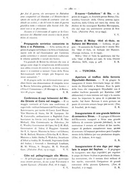 Oriente moderno rivista mensile d'informazioni e di studi