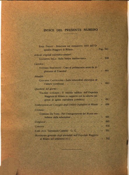 L'Ospedale Maggiore rivista scientifico-pratica dell'Ospedale Maggiore di Milano ed Istituti sanitari annessi