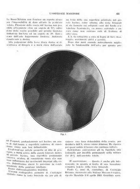 L'Ospedale Maggiore rivista scientifico-pratica dell'Ospedale Maggiore di Milano ed Istituti sanitari annessi