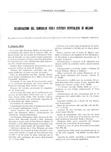 L'Ospedale Maggiore rivista scientifico-pratica dell'Ospedale Maggiore di Milano ed Istituti sanitari annessi