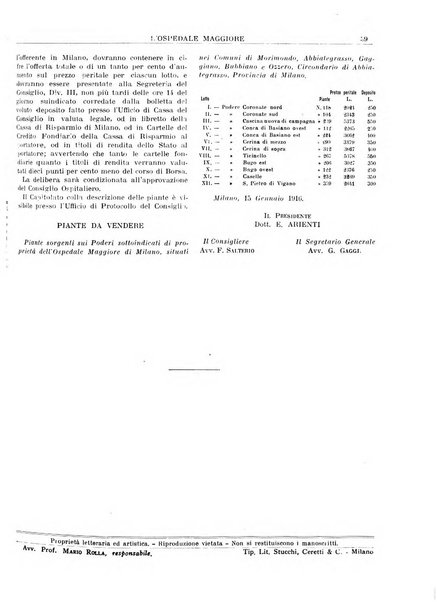 L'Ospedale Maggiore rivista scientifico-pratica dell'Ospedale Maggiore di Milano ed Istituti sanitari annessi