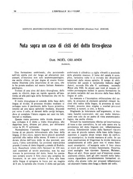 L'Ospedale Maggiore rivista scientifico-pratica dell'Ospedale Maggiore di Milano ed Istituti sanitari annessi