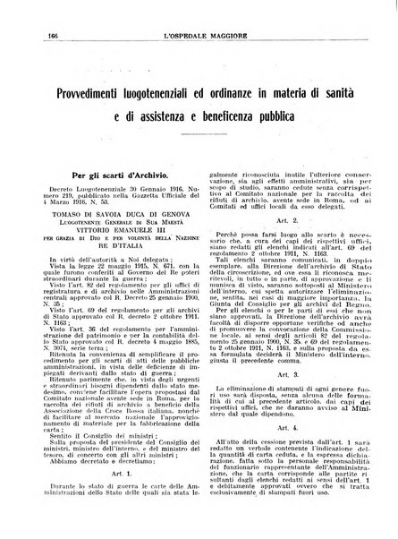 L'Ospedale Maggiore rivista scientifico-pratica dell'Ospedale Maggiore di Milano ed Istituti sanitari annessi