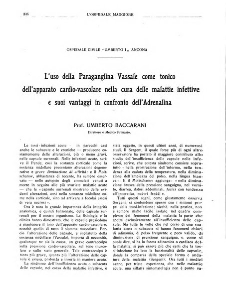 L'Ospedale Maggiore rivista scientifico-pratica dell'Ospedale Maggiore di Milano ed Istituti sanitari annessi