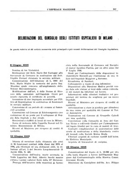 L'Ospedale Maggiore rivista scientifico-pratica dell'Ospedale Maggiore di Milano ed Istituti sanitari annessi