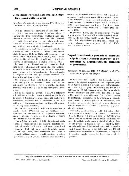 L'Ospedale Maggiore rivista scientifico-pratica dell'Ospedale Maggiore di Milano ed Istituti sanitari annessi