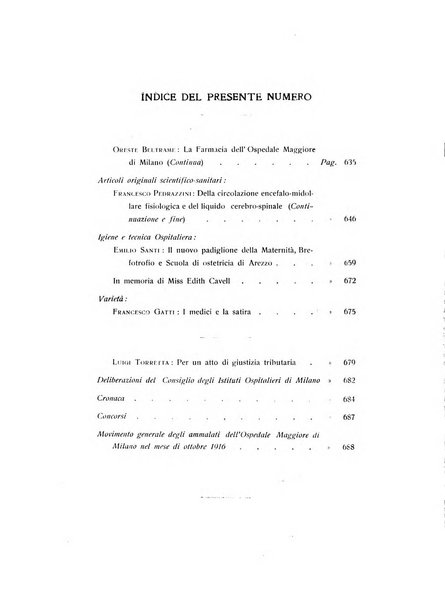 L'Ospedale Maggiore rivista scientifico-pratica dell'Ospedale Maggiore di Milano ed Istituti sanitari annessi