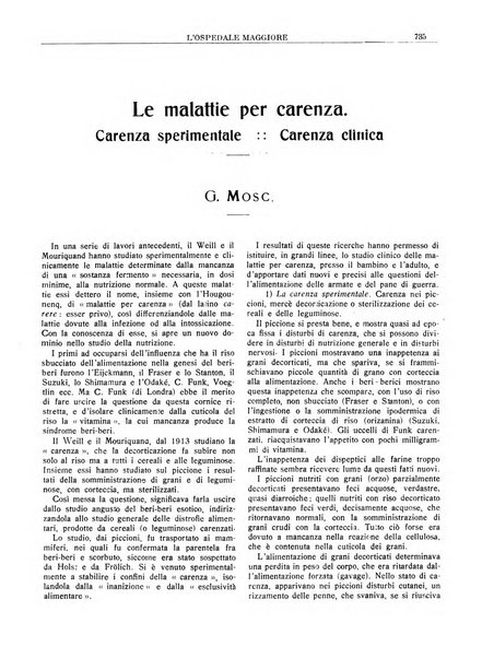 L'Ospedale Maggiore rivista scientifico-pratica dell'Ospedale Maggiore di Milano ed Istituti sanitari annessi