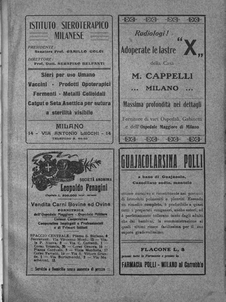 L'Ospedale Maggiore rivista scientifico-pratica dell'Ospedale Maggiore di Milano ed Istituti sanitari annessi