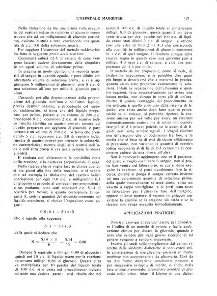 L'Ospedale Maggiore rivista scientifico-pratica dell'Ospedale Maggiore di Milano ed Istituti sanitari annessi