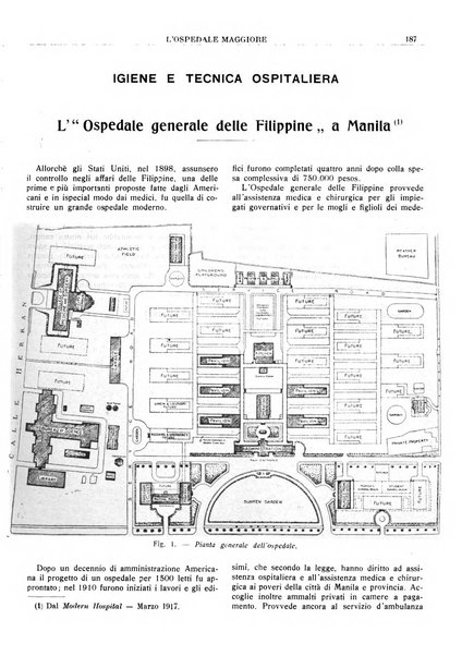 L'Ospedale Maggiore rivista scientifico-pratica dell'Ospedale Maggiore di Milano ed Istituti sanitari annessi