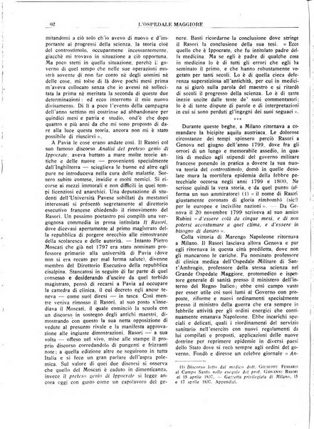 L'Ospedale Maggiore rivista scientifico-pratica dell'Ospedale Maggiore di Milano ed Istituti sanitari annessi