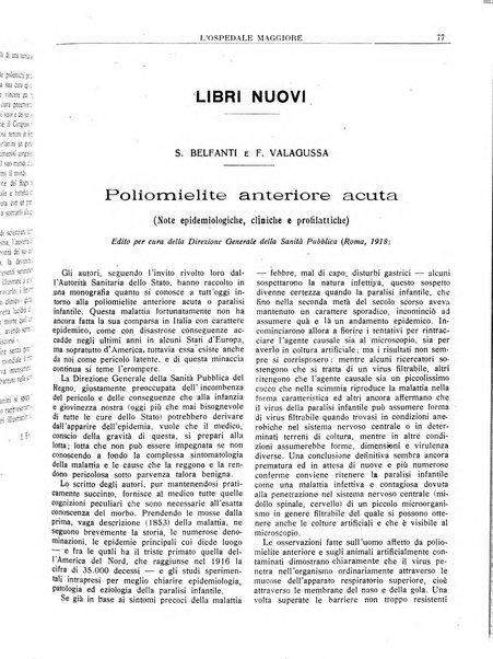 L'Ospedale Maggiore rivista scientifico-pratica dell'Ospedale Maggiore di Milano ed Istituti sanitari annessi