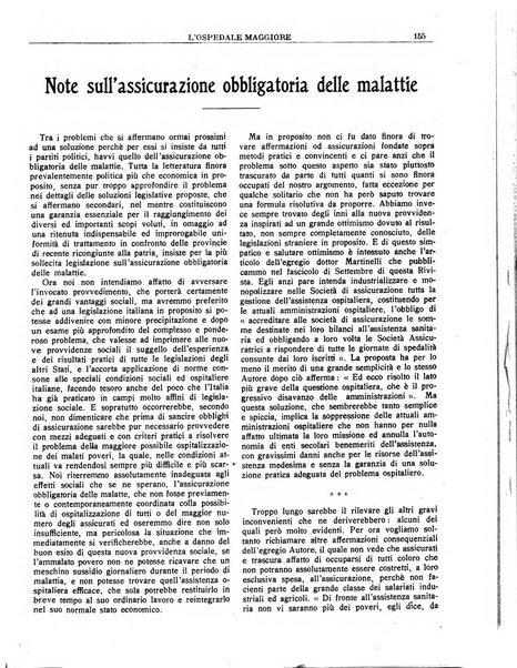 L'Ospedale Maggiore rivista scientifico-pratica dell'Ospedale Maggiore di Milano ed Istituti sanitari annessi