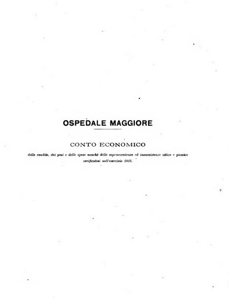 L'Ospedale Maggiore rivista scientifico-pratica dell'Ospedale Maggiore di Milano ed Istituti sanitari annessi