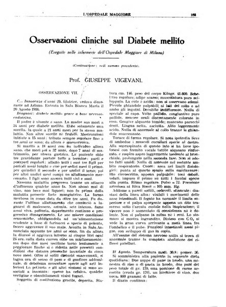 L'Ospedale Maggiore rivista scientifico-pratica dell'Ospedale Maggiore di Milano ed Istituti sanitari annessi