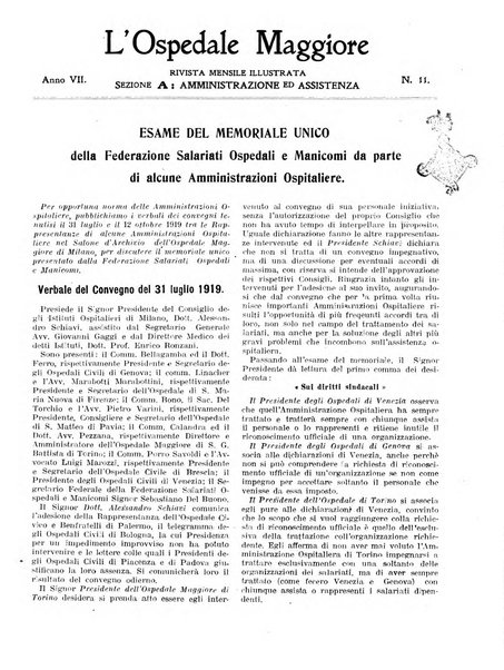 L'Ospedale Maggiore rivista scientifico-pratica dell'Ospedale Maggiore di Milano ed Istituti sanitari annessi