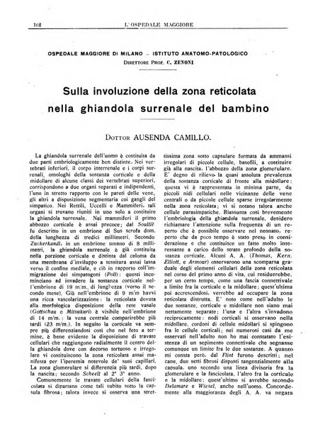 L'Ospedale Maggiore rivista scientifico-pratica dell'Ospedale Maggiore di Milano ed Istituti sanitari annessi