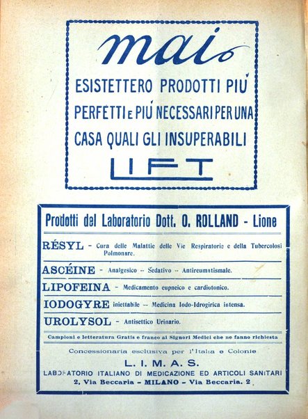 L'Ospedale Maggiore rivista scientifico-pratica dell'Ospedale Maggiore di Milano ed Istituti sanitari annessi