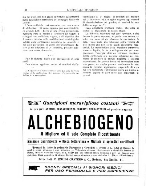 L'Ospedale Maggiore rivista scientifico-pratica dell'Ospedale Maggiore di Milano ed Istituti sanitari annessi