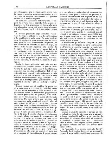 L'Ospedale Maggiore rivista scientifico-pratica dell'Ospedale Maggiore di Milano ed Istituti sanitari annessi