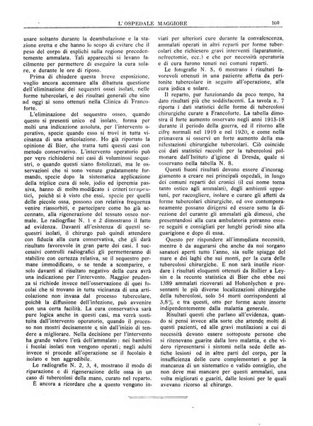 L'Ospedale Maggiore rivista scientifico-pratica dell'Ospedale Maggiore di Milano ed Istituti sanitari annessi