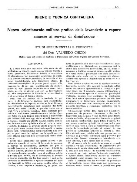 L'Ospedale Maggiore rivista scientifico-pratica dell'Ospedale Maggiore di Milano ed Istituti sanitari annessi