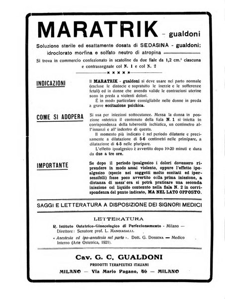 L'Ospedale Maggiore rivista scientifico-pratica dell'Ospedale Maggiore di Milano ed Istituti sanitari annessi