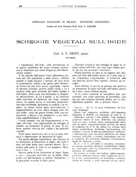 L'Ospedale Maggiore rivista scientifico-pratica dell'Ospedale Maggiore di Milano ed Istituti sanitari annessi