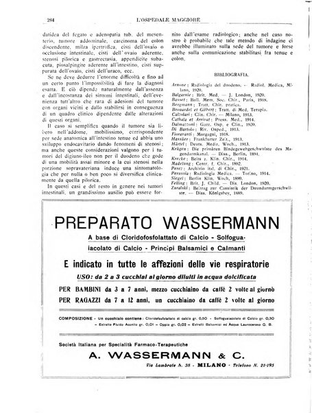 L'Ospedale Maggiore rivista scientifico-pratica dell'Ospedale Maggiore di Milano ed Istituti sanitari annessi