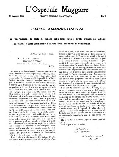 L'Ospedale Maggiore rivista scientifico-pratica dell'Ospedale Maggiore di Milano ed Istituti sanitari annessi