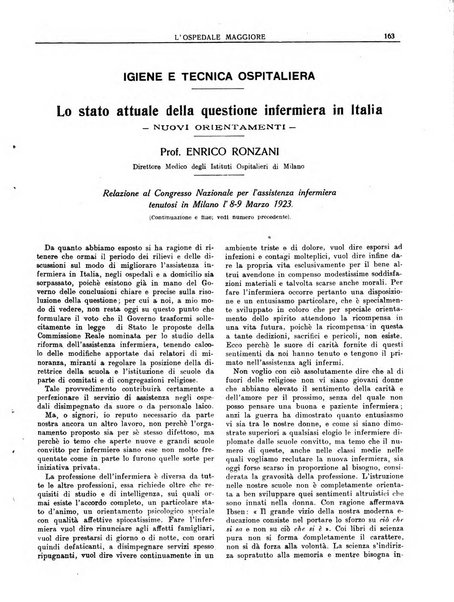 L'Ospedale Maggiore rivista scientifico-pratica dell'Ospedale Maggiore di Milano ed Istituti sanitari annessi