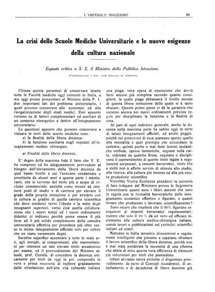 L'Ospedale Maggiore rivista scientifico-pratica dell'Ospedale Maggiore di Milano ed Istituti sanitari annessi