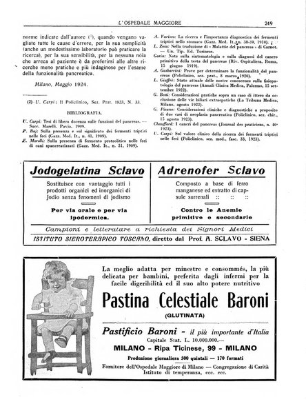 L'Ospedale Maggiore rivista scientifico-pratica dell'Ospedale Maggiore di Milano ed Istituti sanitari annessi