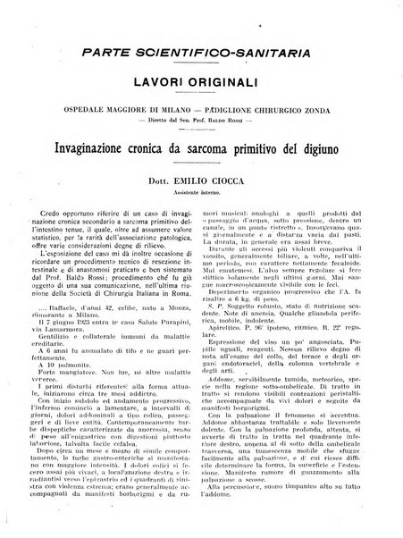 L'Ospedale Maggiore rivista scientifico-pratica dell'Ospedale Maggiore di Milano ed Istituti sanitari annessi