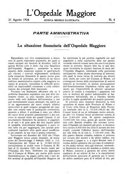 L'Ospedale Maggiore rivista scientifico-pratica dell'Ospedale Maggiore di Milano ed Istituti sanitari annessi