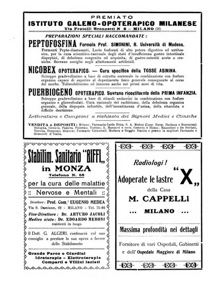 L'Ospedale Maggiore rivista scientifico-pratica dell'Ospedale Maggiore di Milano ed Istituti sanitari annessi