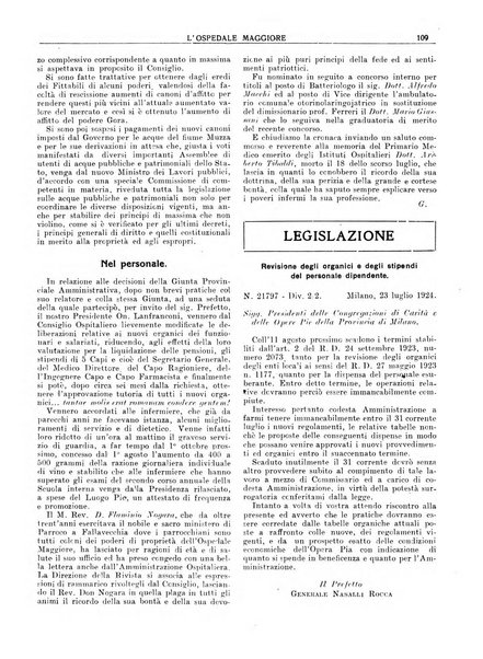 L'Ospedale Maggiore rivista scientifico-pratica dell'Ospedale Maggiore di Milano ed Istituti sanitari annessi