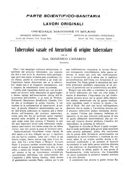 L'Ospedale Maggiore rivista scientifico-pratica dell'Ospedale Maggiore di Milano ed Istituti sanitari annessi