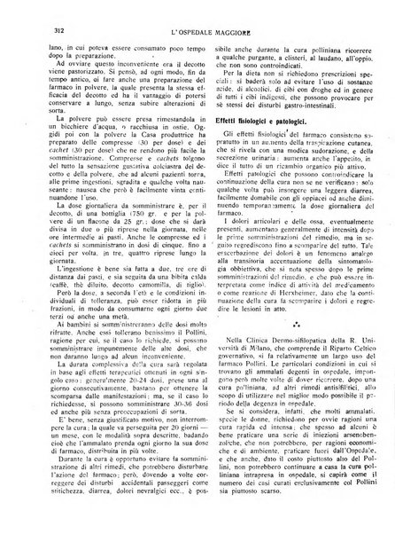 L'Ospedale Maggiore rivista scientifico-pratica dell'Ospedale Maggiore di Milano ed Istituti sanitari annessi