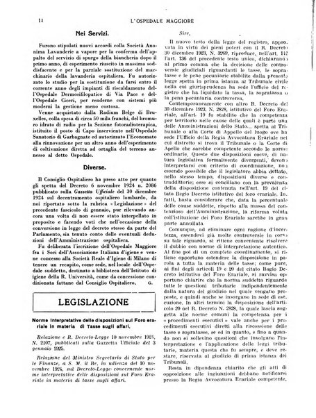 L'Ospedale Maggiore rivista scientifico-pratica dell'Ospedale Maggiore di Milano ed Istituti sanitari annessi