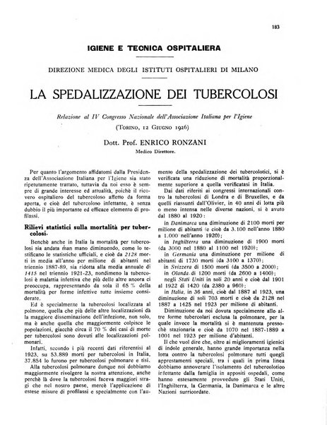 L'Ospedale Maggiore rivista scientifico-pratica dell'Ospedale Maggiore di Milano ed Istituti sanitari annessi