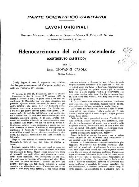 L'Ospedale Maggiore rivista scientifico-pratica dell'Ospedale Maggiore di Milano ed Istituti sanitari annessi