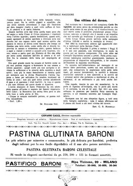 L'Ospedale Maggiore rivista scientifico-pratica dell'Ospedale Maggiore di Milano ed Istituti sanitari annessi