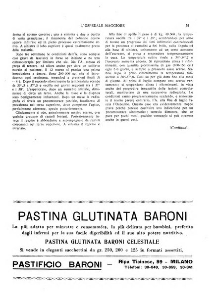 L'Ospedale Maggiore rivista scientifico-pratica dell'Ospedale Maggiore di Milano ed Istituti sanitari annessi