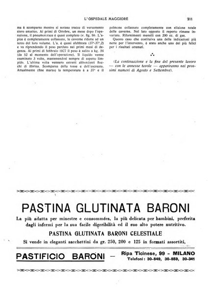 L'Ospedale Maggiore rivista scientifico-pratica dell'Ospedale Maggiore di Milano ed Istituti sanitari annessi